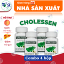Viên uống Cholessen giảm cholesterol máu, hạ mỡ máu, giảm gan nhiễm mỡ, men gan cao hộp 30 viên